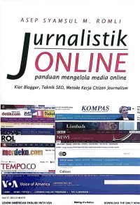 Image of JURNALISTIK ONLINE PANDUAN MENGELOLA MEDIA ONLINE